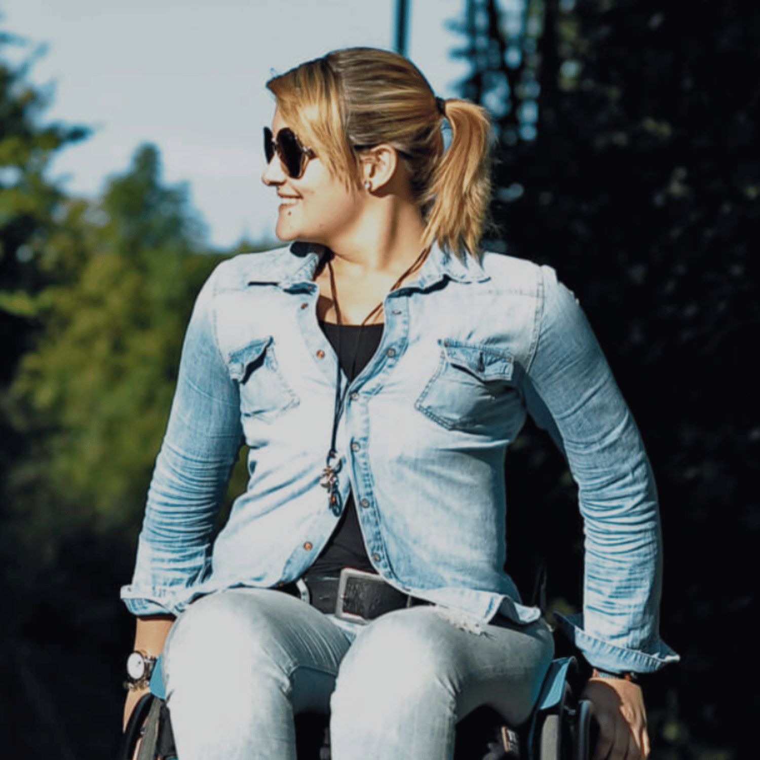 Quickie Life FT Folding Wheelchair