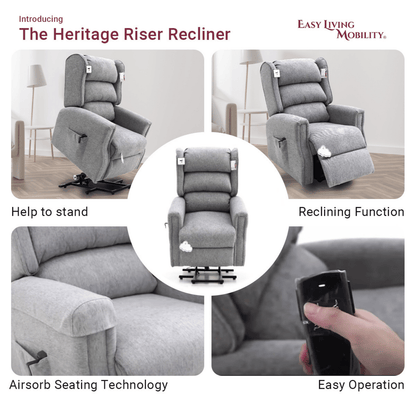 Heritage Dual Motor Riser Recliner Chair