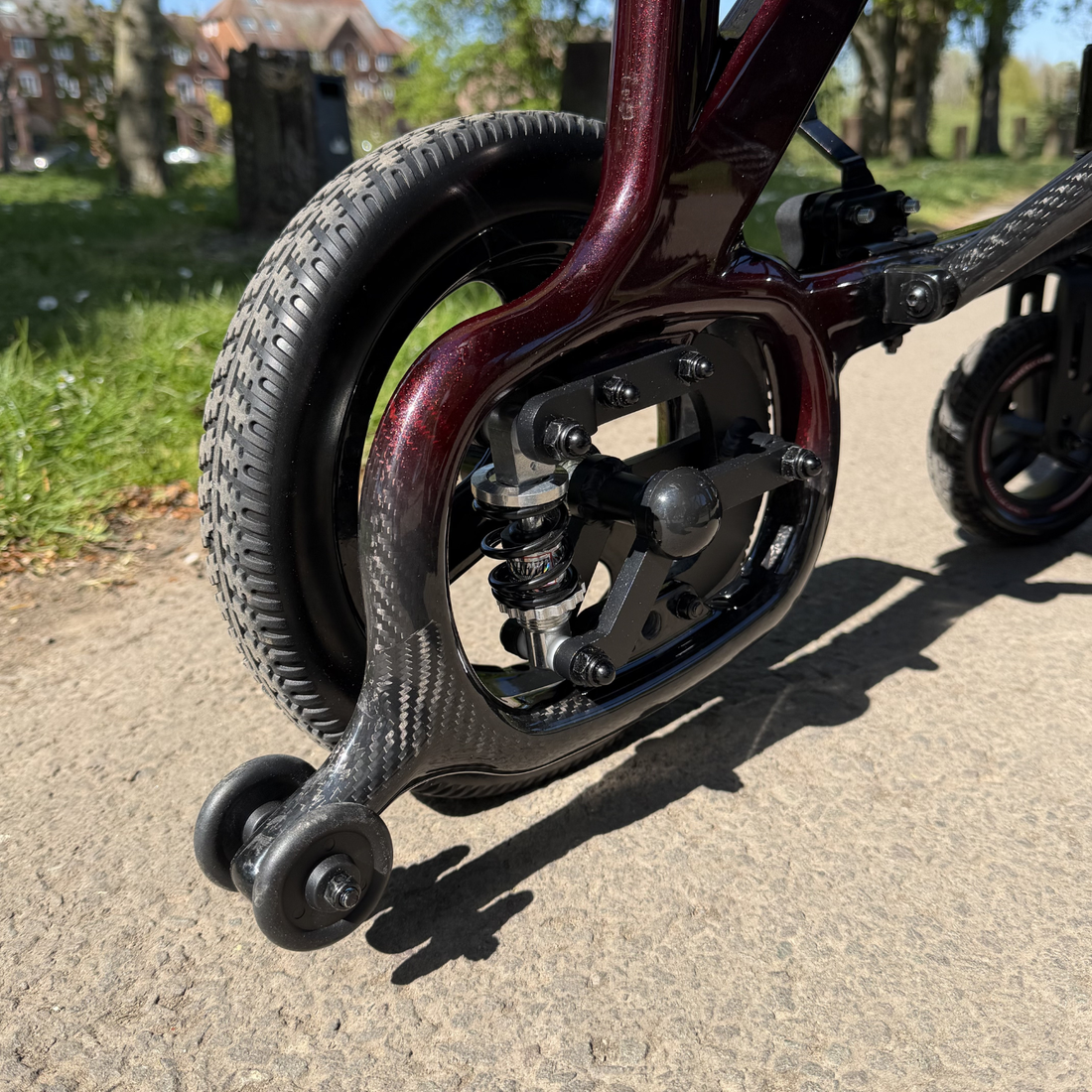 Smoother Ride with Full Suspension