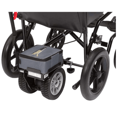 Wheelchair Power Assist Inc Reverse Dual Wheel attachment