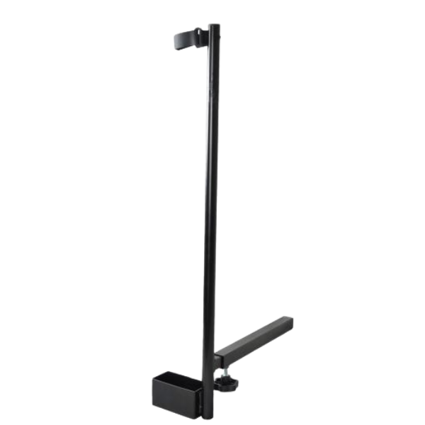 Scooter Crutch Stick Holder Black Metal