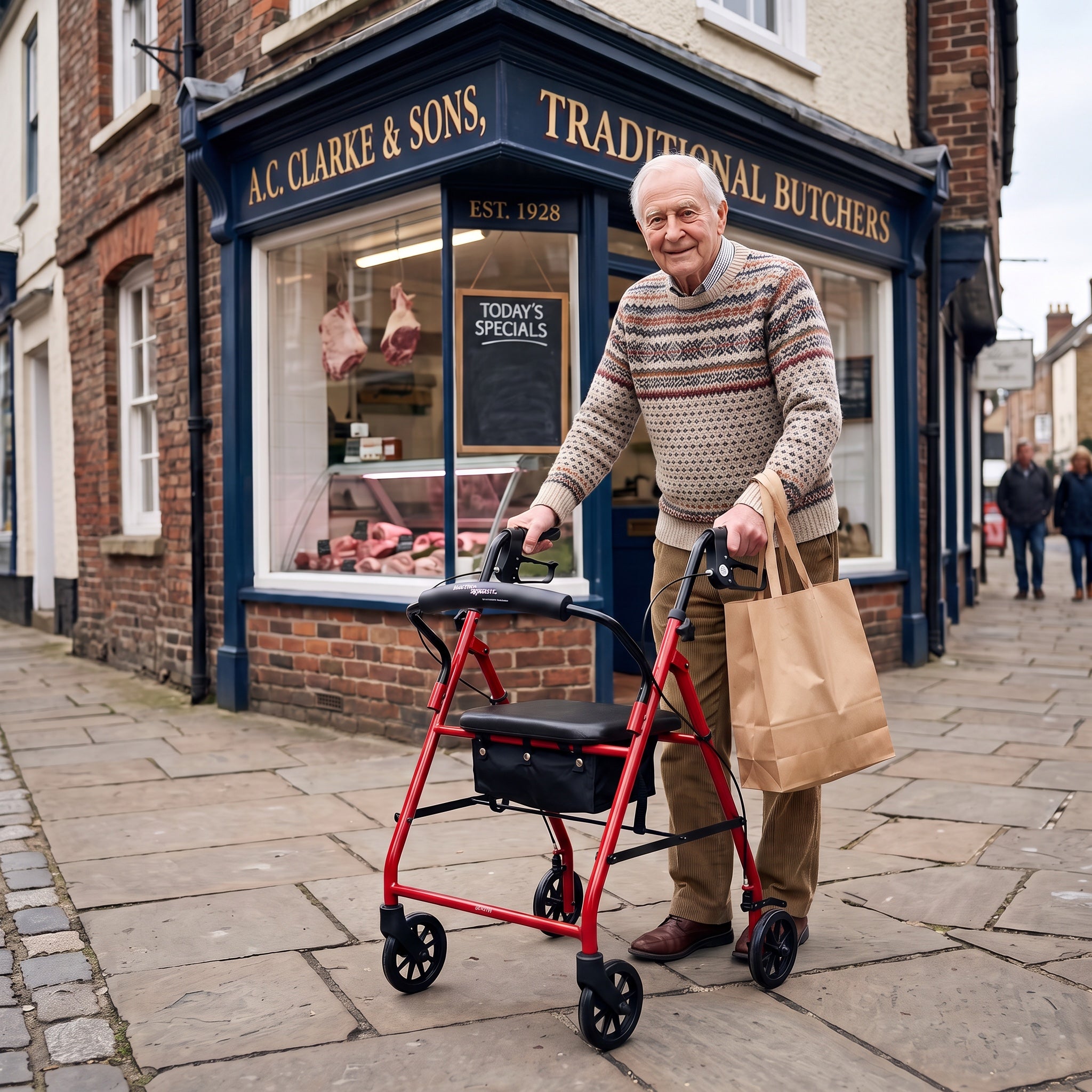 Livorno Lightweight 4 Wheel Rollator