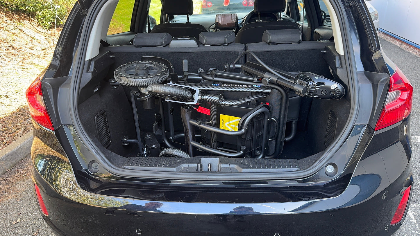 iCarbon Style Folding Electric Wheelchair