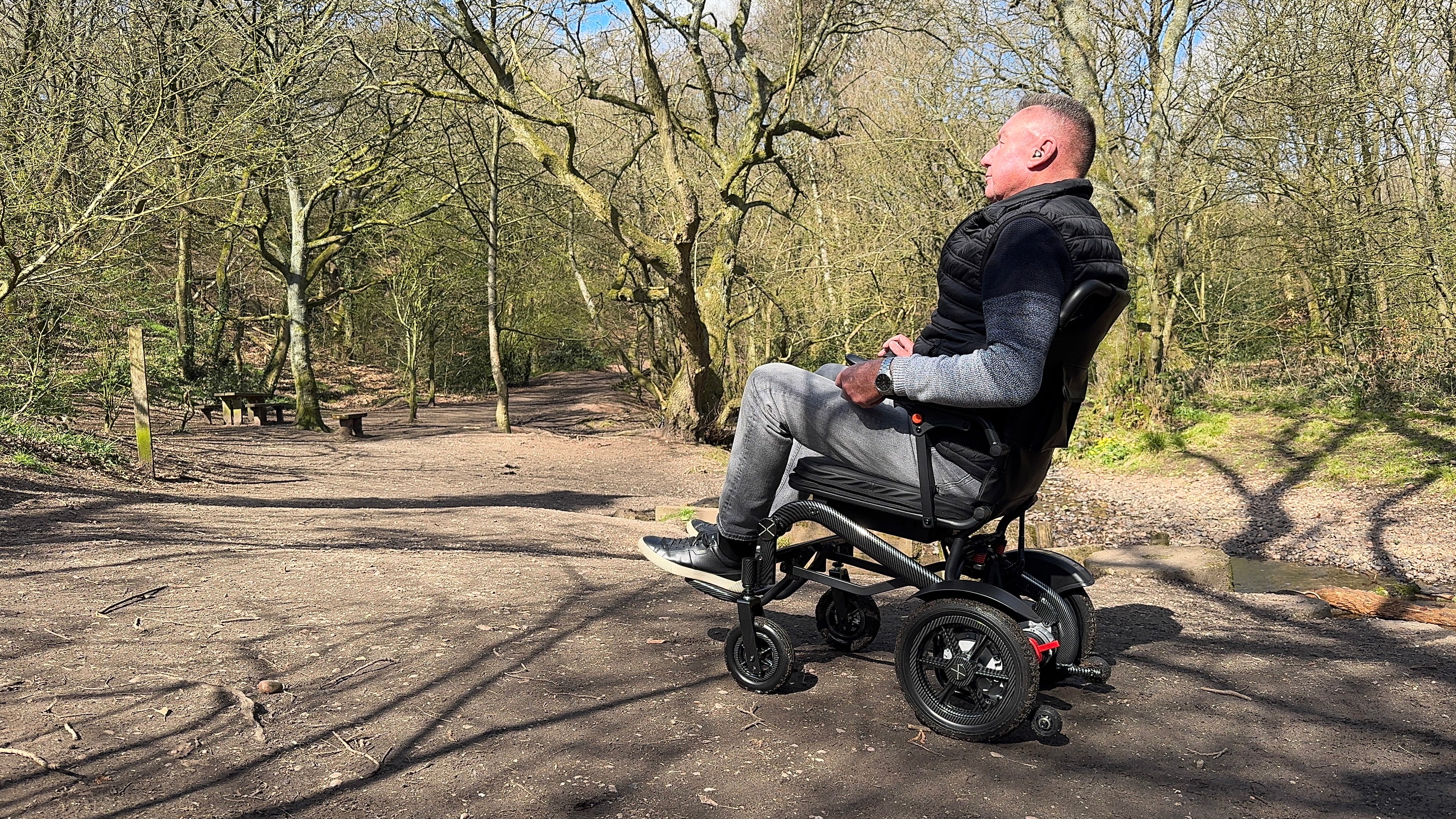 iCarbon X Folding Electric Wheelchair