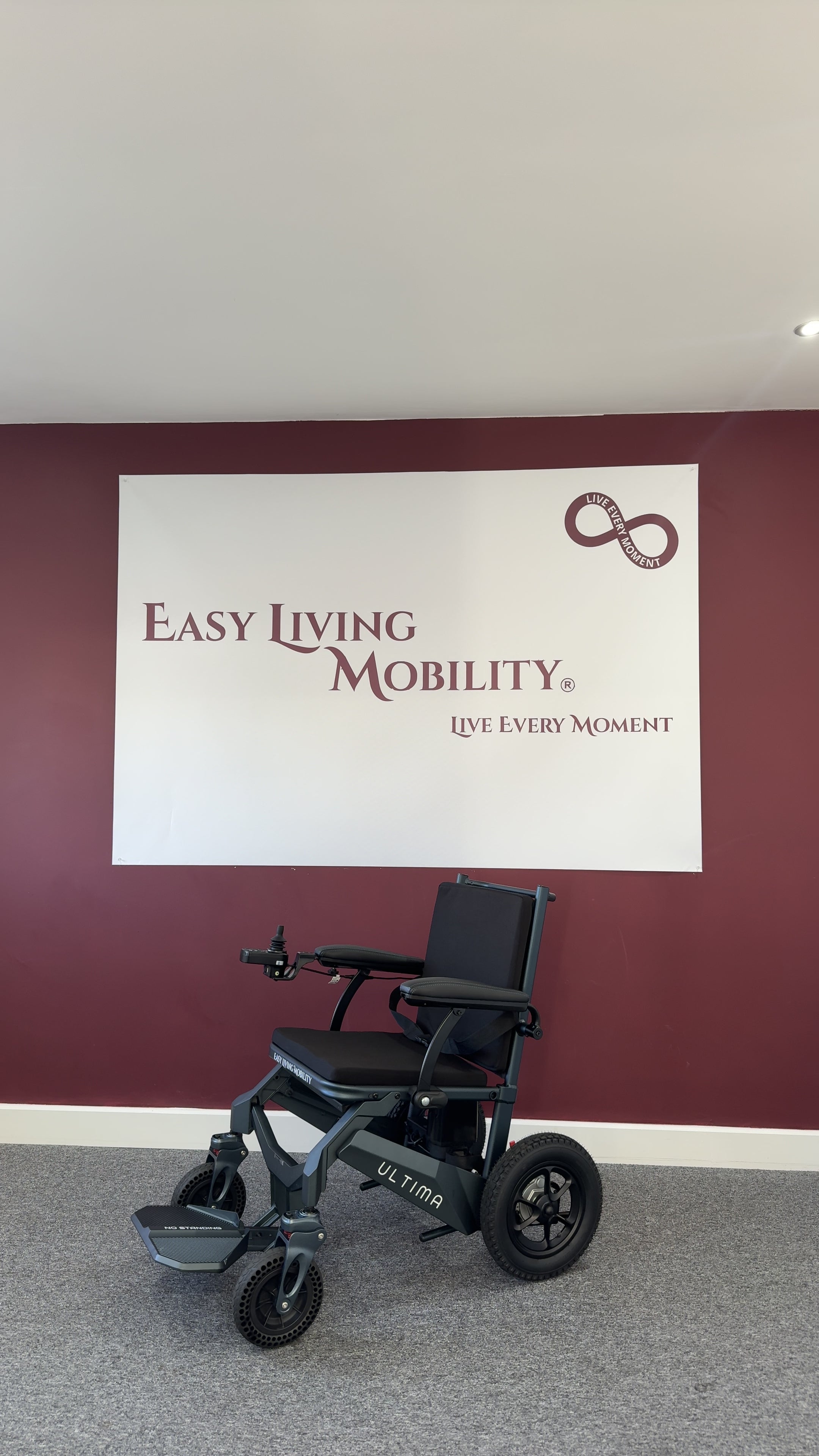 Load video: Vala Ultima Folding Electric Wheelchair