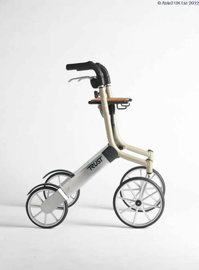 Lets Go Out Rollator - Beige/Silver
