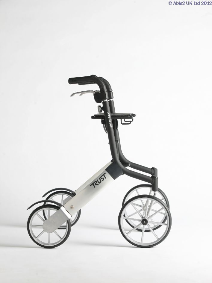 Lets Go Out Rollator - Black/Silver
