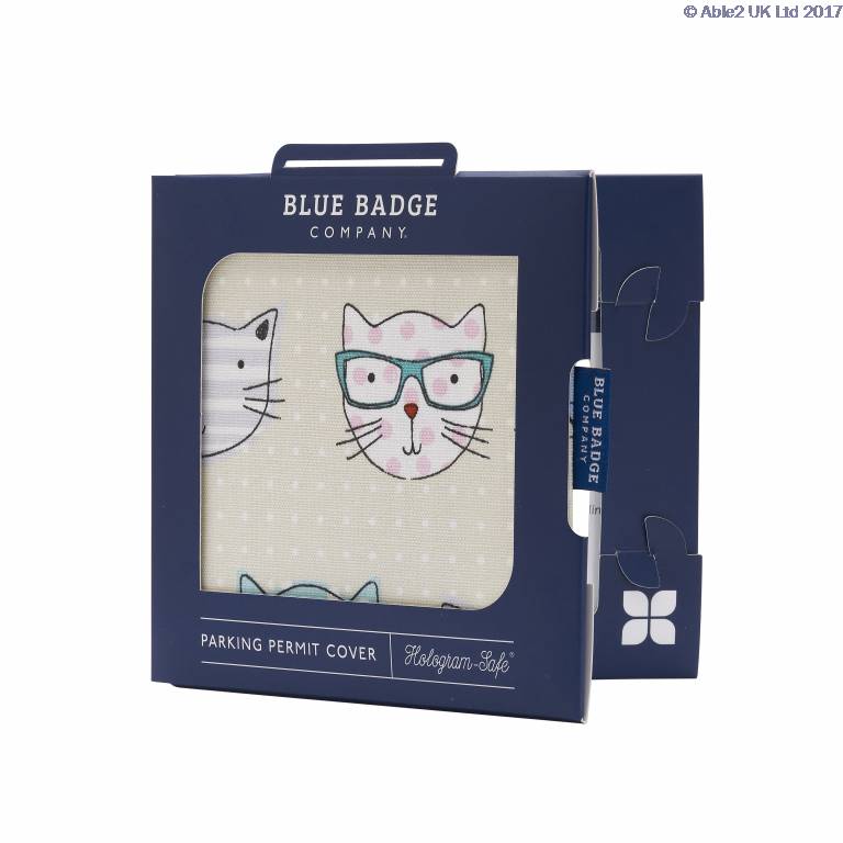 Blue Badge Permit Cover Cool Cats