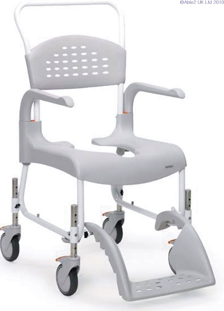 Clean Shower & Toilet Chair - Adjustable Height