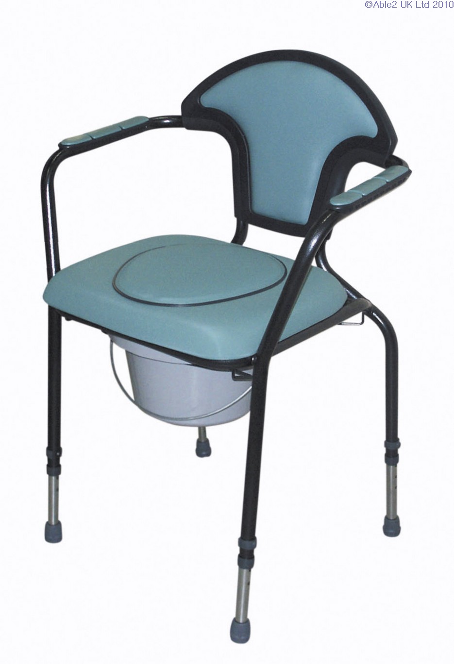 Luxury Commode Chair - Green