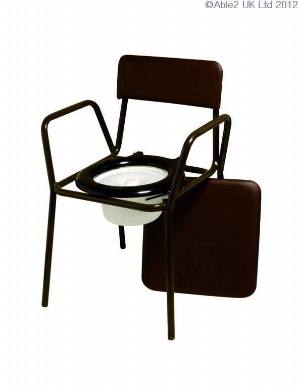 Compact Commode Chair - fixed height