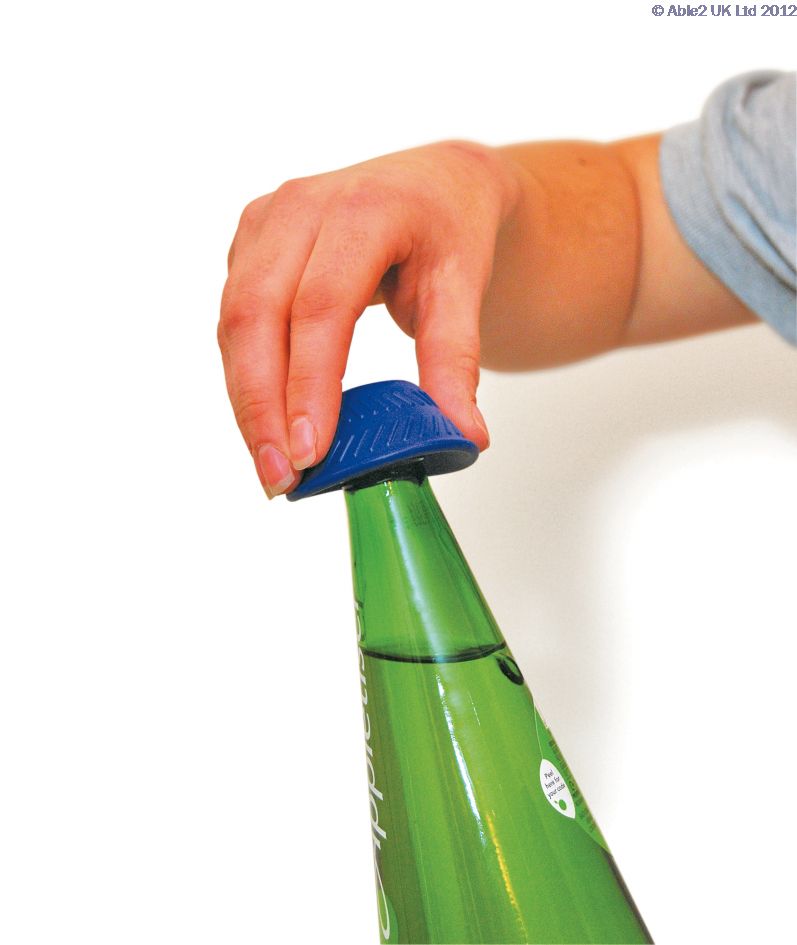 Anti Slip Bottle Opener - Blue
