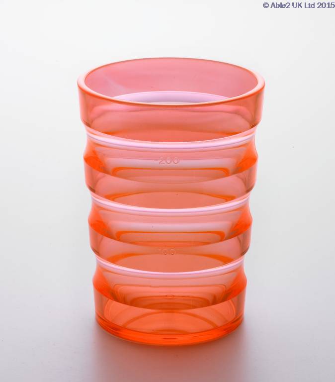 Sure Grip - Non Spill Cup - Orange - Easy Living Mobility ...