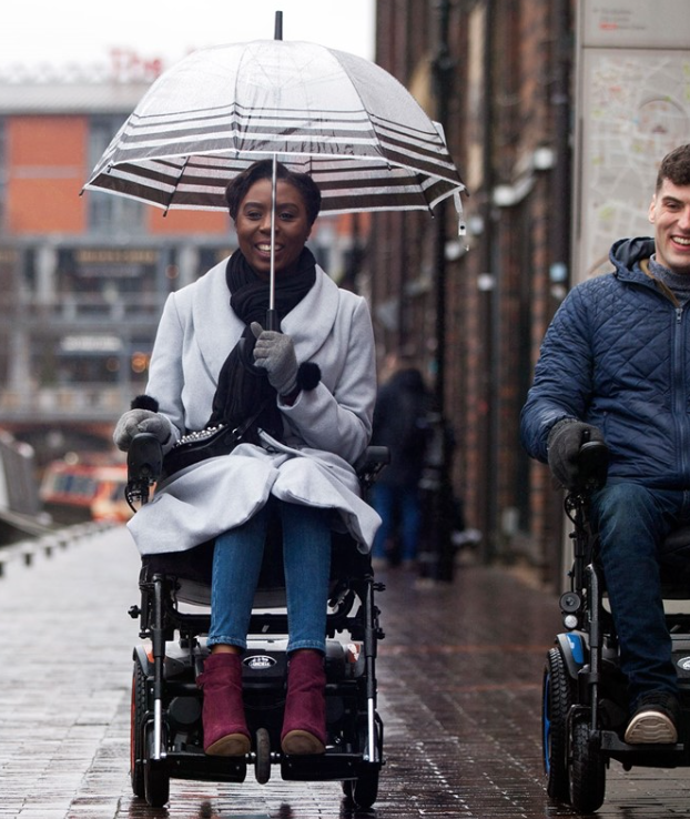 Quickie Salsa Q100 R Rear-Wheel Powered Wheelchair