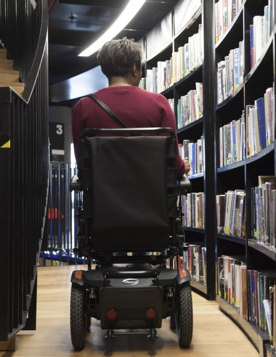 Quickie Salsa Q100 R Rear-Wheel Powered Wheelchair