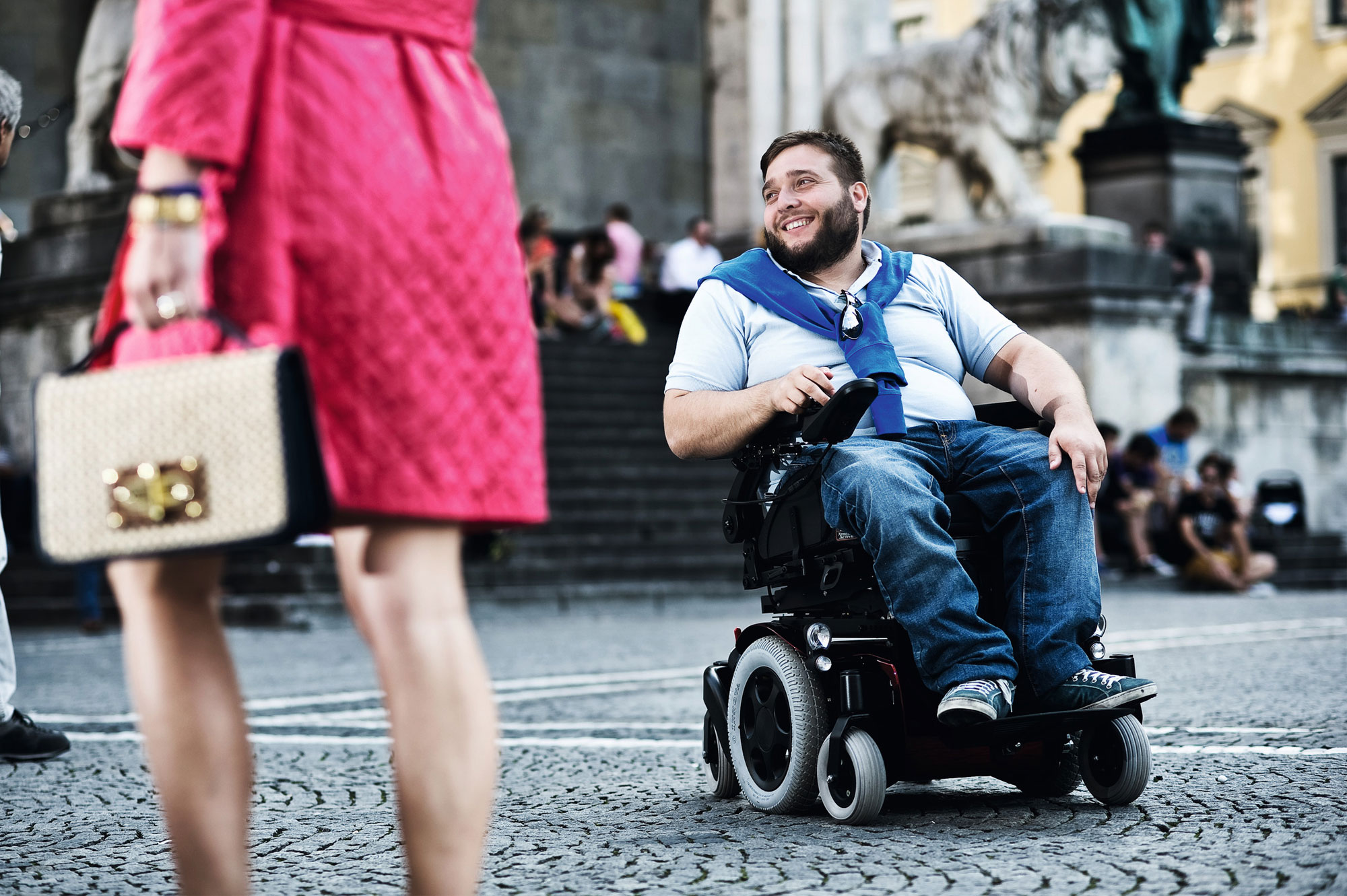 Quickie Salsa M2 Mid-Wheel Powered Wheelchair