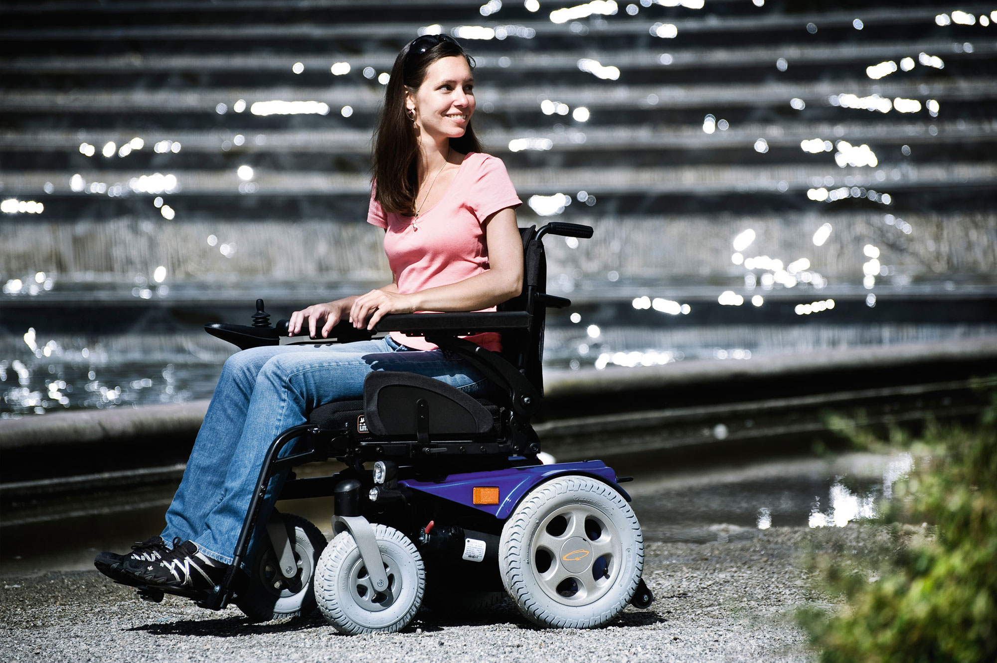 Quickie Salsa-R2 Rear-Wheel Powered Wheelchair