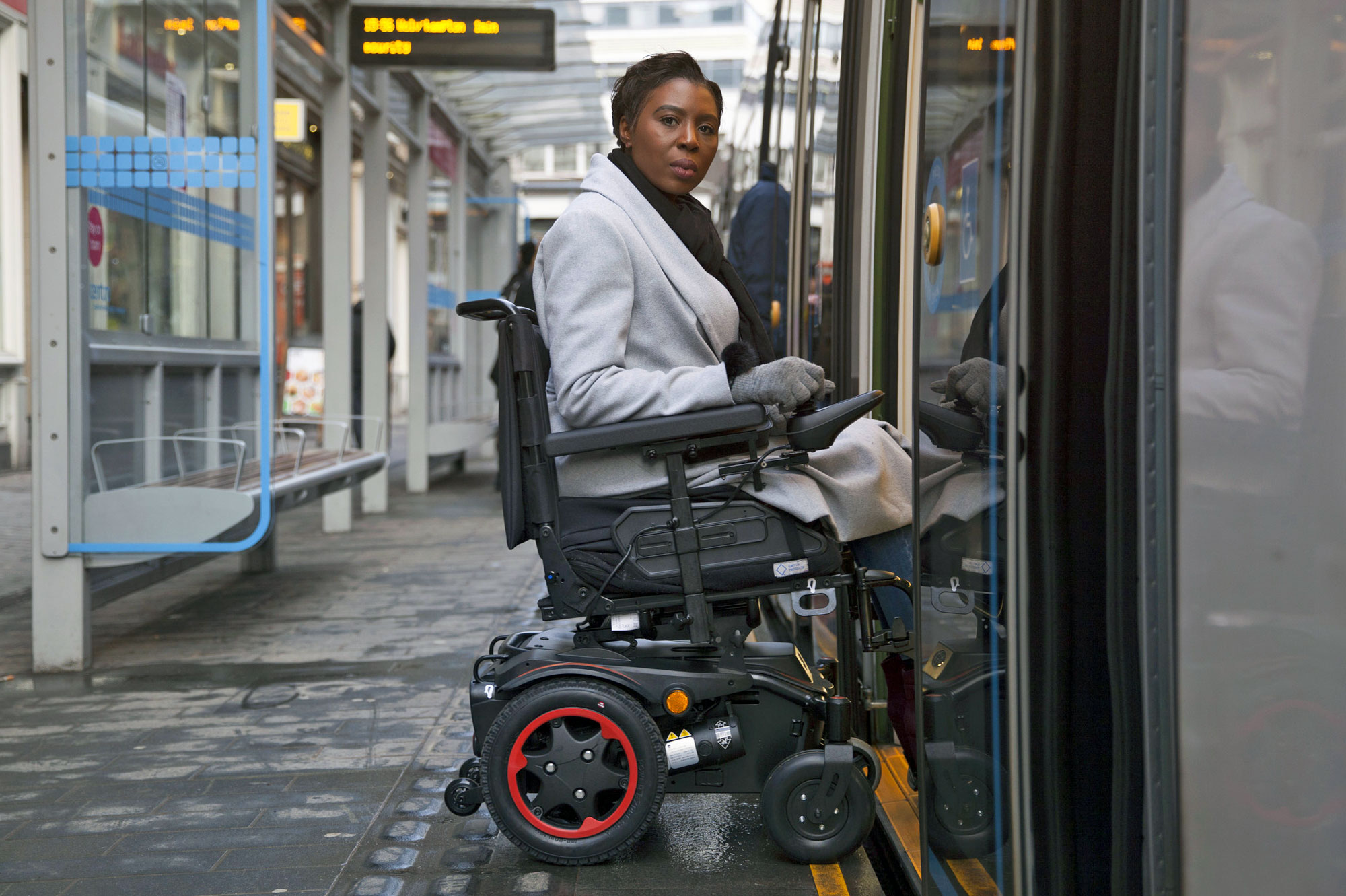 Quickie Salsa Q100 R Rear-Wheel Powered Wheelchair