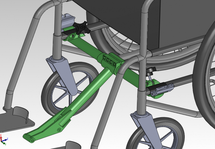 FreeWheel Folding Wheelchair Adapter