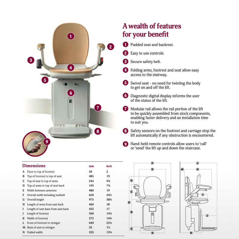 Acorn 180 Curved Stairlift