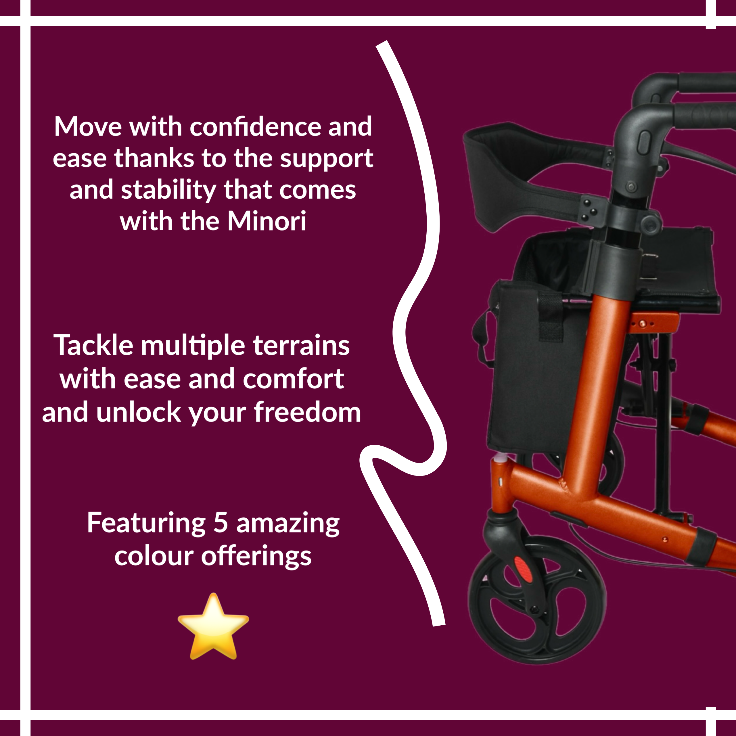 Minori Lightweight Rollator