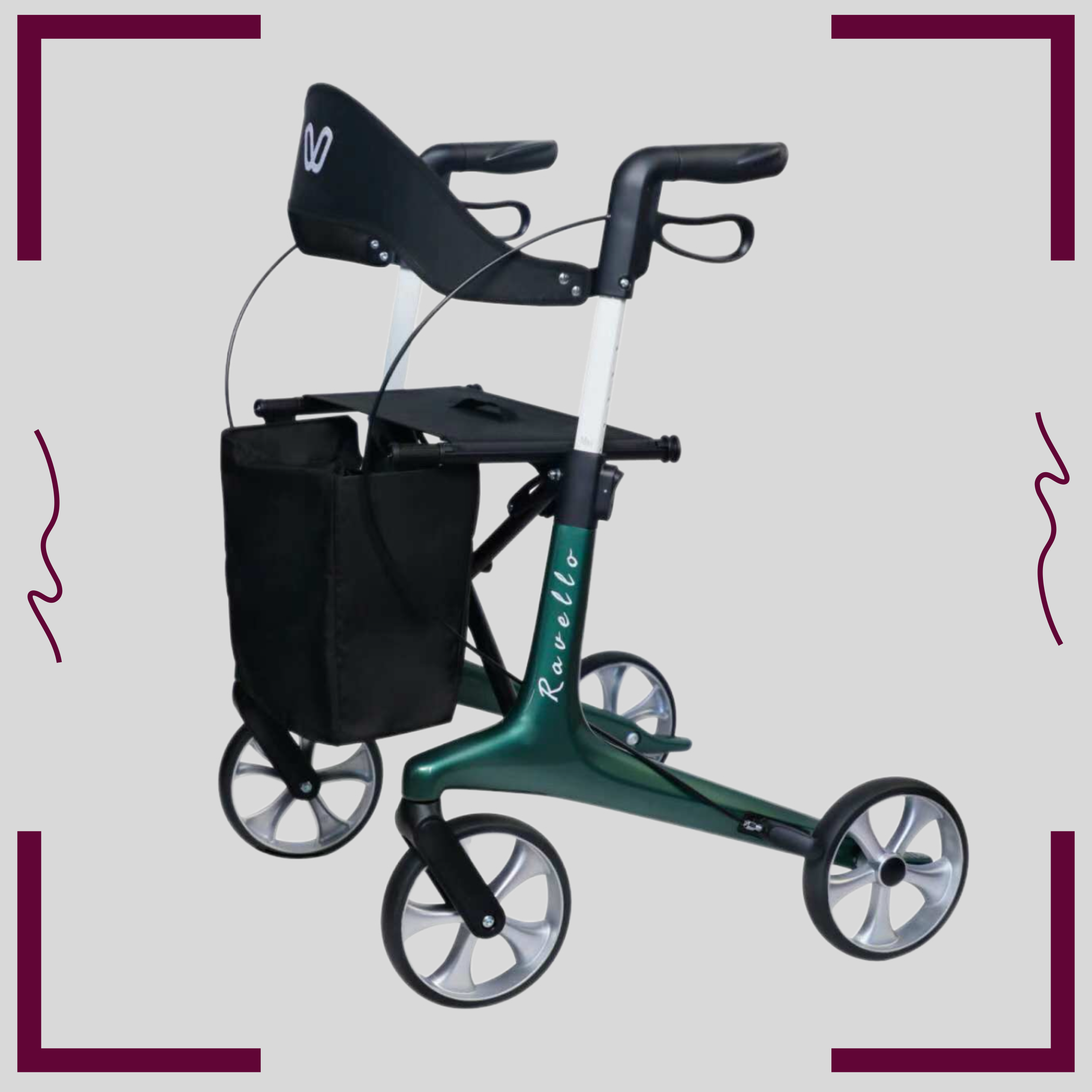 Ravello Carbon Fiber Rollator