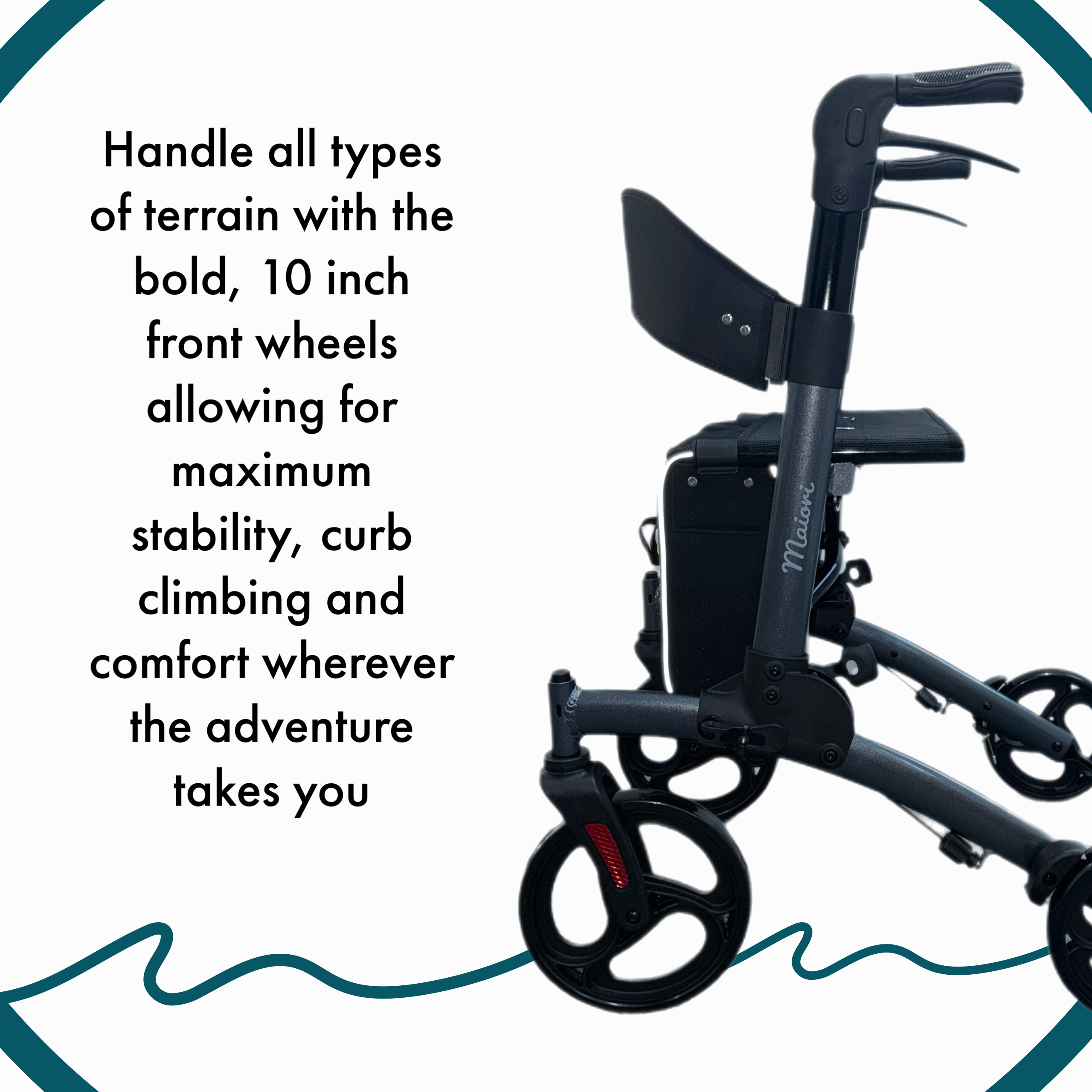 Maiori Fold Flat Rollator